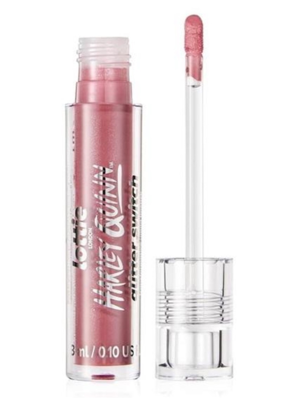 Lottie London x Harley Quinn Glitter Switch Liquid Lipstick – Wanted – NEW